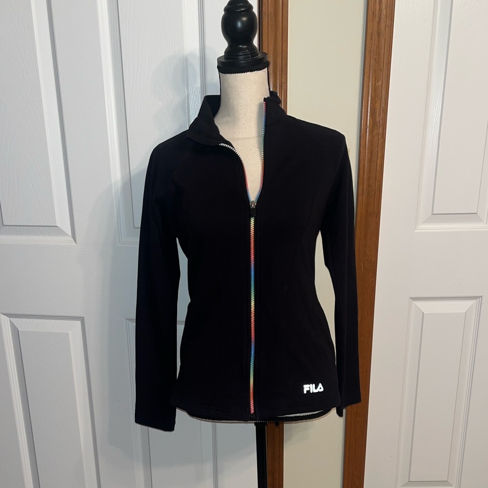 FILA Black Zip Up Jacket